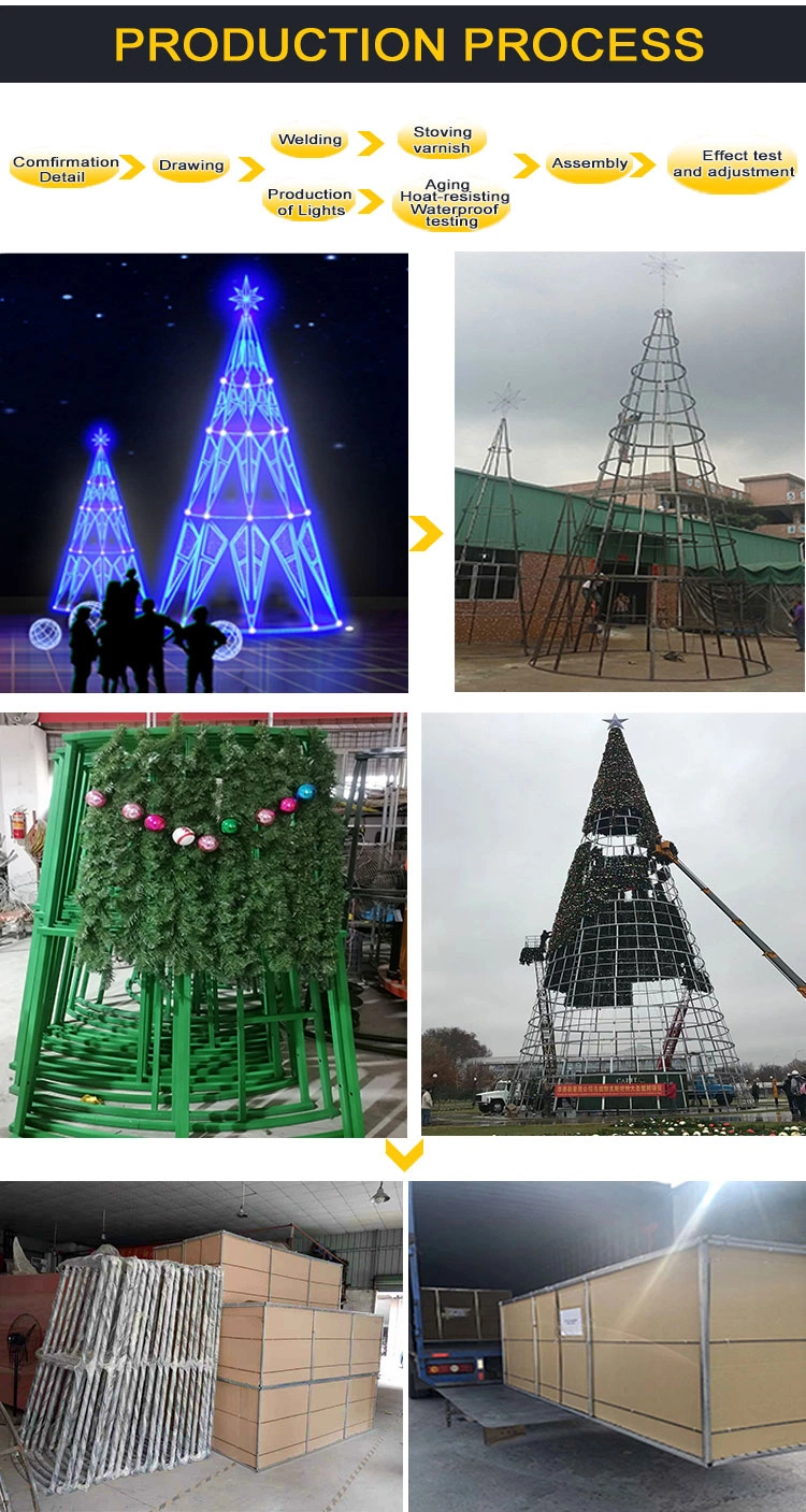 Wellhead Artificial LED Programmable LED Colorful Christmas Ball Tree