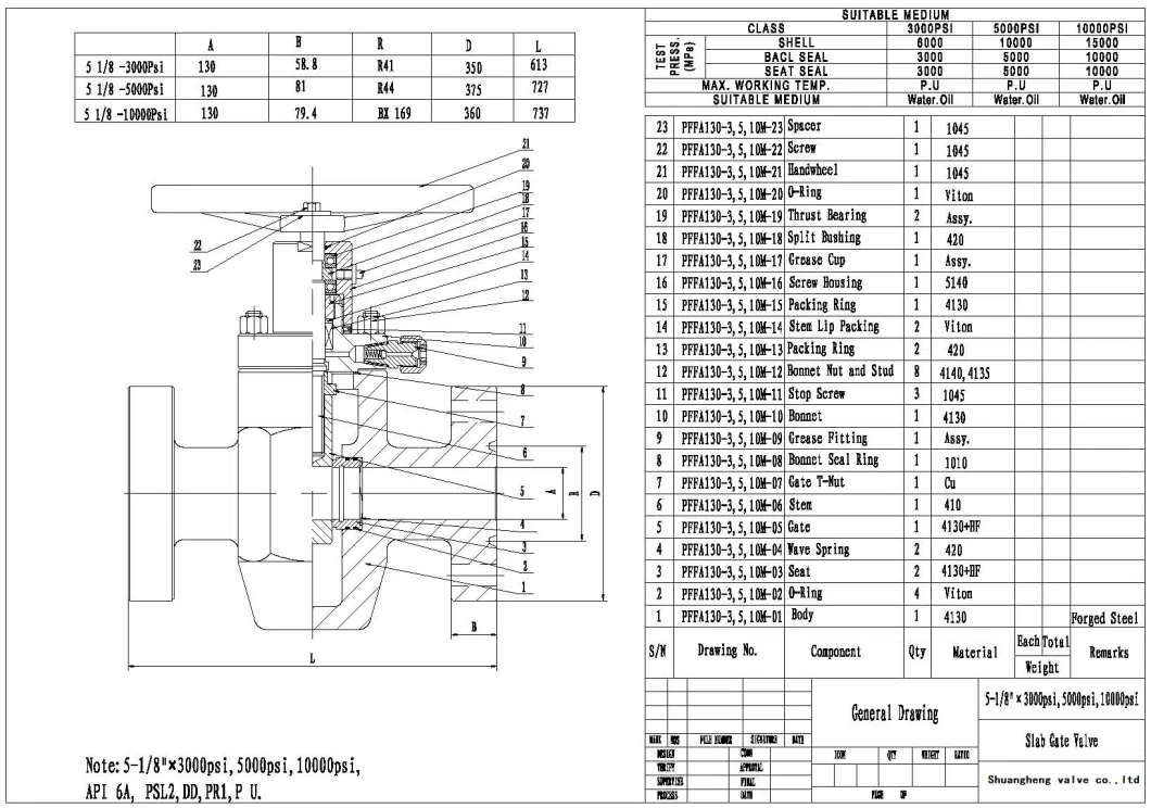 API 6A Wellhead & Christmas Tree for Oil and Gas Well, Oil Christmas Tree