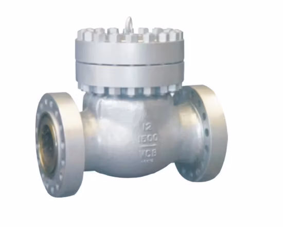 Обратный клапан металлической трубы типа бабочка Wcb для химической промышленности