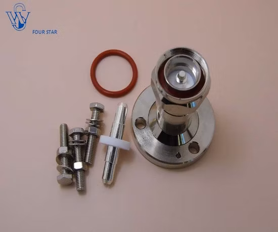 Коаксиальный радиочастотный фланцевый разъем Eia 7/8 дюйма к разъему-переходнику с вилкой 7/16